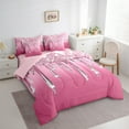 thumbnail image 3 of Castle Fairy Bling Crystal 7Pcs Bedding Comforter Set for Teens Women Men,Abstract Gradient Queen Bedding Sets Super Cozy,Ombre Bling Glitter Queen Sheet Sets,Luxury Bedroom Decor, 3 of 8