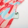 thumbnail image 4 of Womens 2025 New Summer Maxi Dress Sleeveless Floral Spaghetti Strap Smocked Boho Beach Long Dress with Pockets, 4 of 12