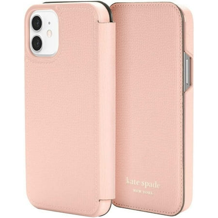 kate spade new york - Folio Case for Apple iPhone 12 & iPhone 12 Pro - Pale Vellum Crumbs
