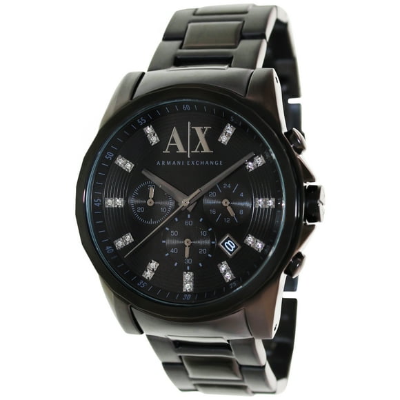 Armani Exchange Men's AX2093 Black Stainless-Steel Quartz Fashion Watch