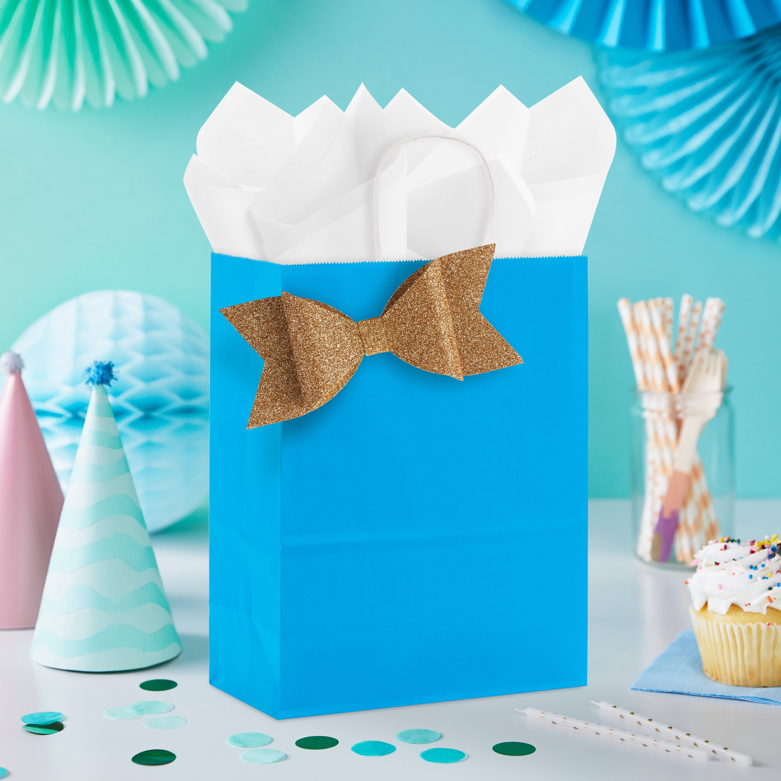 Hallmark Gift Bow (Gold Glitter)