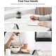 thumbnail image 4 of Soporte para teléfono celular para escritorio ajustable compatible con iPhone 13 12 Pro Max 11 SE XS XR 8 Plus 6 7 Samsung Galaxy Note 20 S20 S10 S9 S8 Android Smartphone Base, blanco-2 unidades, 4 of 5