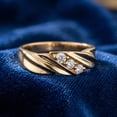 thumbnail image 2 of Pompeii 1/10ct Diamond 14K Yellow Gold Mens Wedding Ring (H/I,I2), 2 of 3