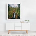 thumbnail image 2 of Moxie Falls Autumn - West Forks Maine Photography White Framed Wall Art Print 16 x 20 inches, 2 of 3
