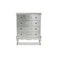 thumbnail image 4 of Baxton Studio Callen Classic and Traditional Silver Finished Wood 4-Drawer Storage Cabinet, 4 of 9