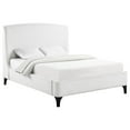 thumbnail image 3 of Mosby Upholstered Queen Wingback Bed Snow, 3 of 13