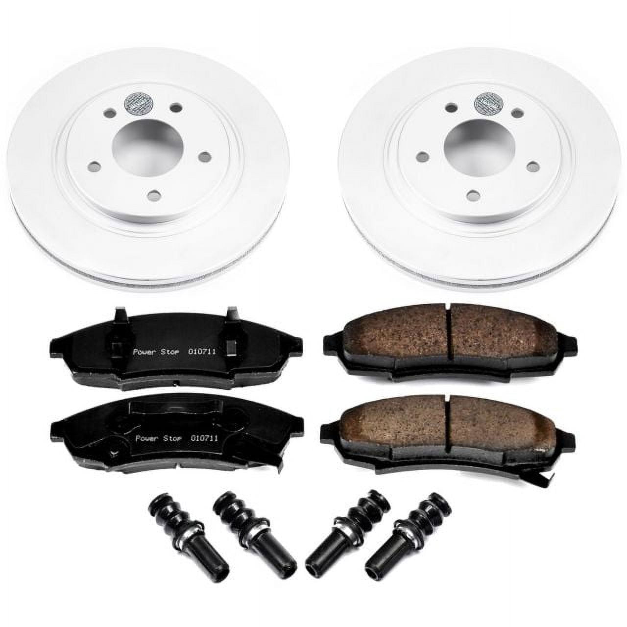 PowerStop Front Geomet Coated Brake Rotor and Pad Kit Fits: BUICK CHEVROLET OLDSMOBILE PONTIAC Select Models CRK3018