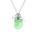 thumbnail image 1 of Collar con colgante de sirena y estrella de mar, cadena para clavícula, collar de perlas de cristal marino, 1 of 5