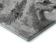 thumbnail image 3 of Addison Rugs Mayfield Premium Machine Washable Transitional Animal Gray Rectangle Rug, 10' X 14' Machine Washable Transitional Animal Gray Oversized Sherpa Throw Blanket, 3 of 7