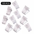 thumbnail image 1 of 5/10 Pzs Pinzas De Uñas Acrílicas De Gel Transparente Puntas De Construcción Rápida Extensión UV Abrazaderas Manicura Gao Jinjia unisex, 1 of 2