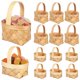 thumbnail image 1 of Mini cestas de virutas de madera Cestas para regalos Otros almacenamiento Tejido de madera Bebé 12 piezas, 1 of 6