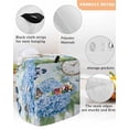 thumbnail image 3 of Blue Vintage Hydrangea Stand Mixer Dust Cover with Storage Pocket & Handles, Spring Rustic Clock Butterfly Fits All Tilt Head & Bowl Lift Kitchen Appliance Cover Organizer Bag Accessories, 6-8 Quart, 3 of 6