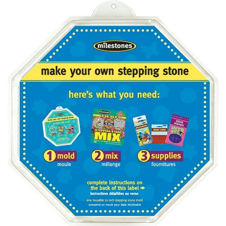 milestones Reusable DYI Stepping Stone Mold