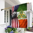 thumbnail image 2 of Celtic Trinity Irish American Flag THB3643Fv1 - Garden Flag (11.5" x 17.5"), 2 of 7