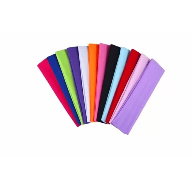 Diadema Sport Valerina Banda De Cabello Algodon 12 Piezas Surtidos Xtellar multicolor