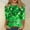 Green 8, variant on BLTIBY Womens St. Patrick's Day Sweatshirts 3/4 Sleeve Round Neck Lucky Shamrock Printed Irish Shirt Ireland Fashion Casual Pullover Top 2025 Green 3 XL