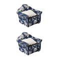 thumbnail image 1 of Ounissouiy Sofá Mini Muebles Casa de muñecas Juguete Miniaturas Almohada Simulación Artesanía Adornos Modelo Accesorios de Flor azul flor blanca azul 2piezas, 1 of 6