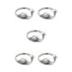thumbnail image 2 of Sonducket Anillos de rana Diseño de apertura retro Joyería de metal ajustable Ojo Anillo de punk rock Personalidad Accesorios de diario Plata Type2 NO2 Sonducket CBP375139, 2 of 5