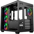 thumbnail image 4 of Gabinete Gamer BALAM RUSH TANK MASTER 9600 TB ATX Media Torre 4 Fan ARGB Cristal Templado Sin Bordes USB-C Negro, 4 of 4