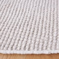 thumbnail image 3 of SAFAVIEH Natura Marina Striped Wool Area Rug, Ivory/Beige, 6' x 6' Round, 3 of 8