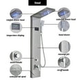thumbnail image 2 of Senlesen LED Shower Panel Tower Massage Body Jet System Rain&Waterfall Stainless Steel, 2 of 14
