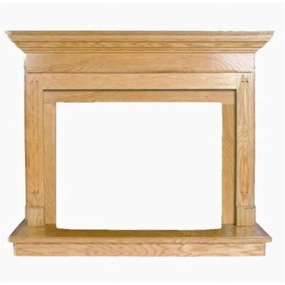 Buck Stove PA KDM34329H 53 in. Contemporary Mantel for Model 34 for Light Oak