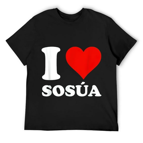Mens I Love Sosua T-Shirt Black