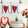 thumbnail image 6 of JWshufel Kitchen Towels Towel Valentine's Day Pattern Soft Polyester Absorbent Durable Dish Drying Multipurpose Towel for Cooking Baking Table Decoration 23.6x15.7in, 6 of 6