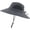 Dark Grey, variant on Unisex Adult Womens Mens Female Male Sun Hat Summer UV UPF 50+ Protection Boonie Hats Wide Brim Mesh Bucket Cap for Fishing Hiking Garden Beach Army Green