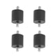 thumbnail image 4 of Soportes De Goma Amortiguadores De Presión Amortiguación De Vibraciones, 4 Piezas Amortiguador De Goma Almohadilla Para Pies Silencio Antivibración Amortiguador Tipo Tornillo, 4 of 8