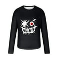 thumbnail image 4 of Birdeem Fashionable Mens Printed Top with Long Sleeved Round Neck and Smiling Face Printed Top/Shirtx, 4 of 4