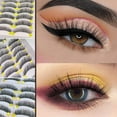 thumbnail image 5 of Natural False Eyelashes 10-Pair Set Premium Material Easy Application Reusable for Daily Wear, 5 of 9