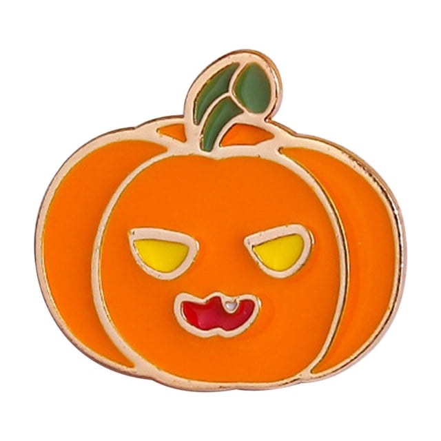 Spooky Halloween Metal Pin Set With Skull And Ghost Design 1.77 X 1.1 Inches Alloy Material For Jacket Hat Bag Decoration B