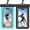 Black & Blue, variant on Waterproof Phone Pouch -2 Pack, IPX8 Universal Waterproof Case Dry Bag Phone Protector for iPhone 17/16/15/14 Pro Max Plus XS XR X8 Galaxy S25 S24 Pixel Up to 8.4"