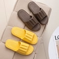 thumbnail image 5 of Slippers for Women,Men And Women Shoes Indoor And Outdoor Home Slippers Fashion Cartoon Lightweight Sandals,Womens Slippers,Yellow,7, 5 of 5