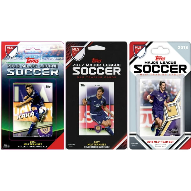 MLS Orlando FC 3 Different Licensed Trading Card Team Sets Walmart