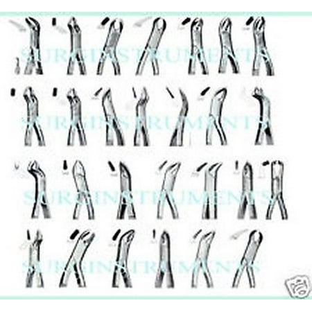 100 Extracting Forceps Extraction Dental Instruments Lot