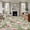 Green, variant on Vintage Spring Floral Area Rug 3x5 Washable Rug Non Slip Summer Botanical Watercolor Large Area Rug Indoor Floor Carpet for Entryway Bedroom Kitchen Living Room Home Office Dining Room Nursery