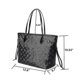 thumbnail image 2 of Women Checkered Tote Shoulder Bag Purse Pu Leather Handbag Bag With Inner Pouch, 2 of 5