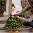 thumbnail image 4 of Tyidzon Porch Goose Christmas Outfits 23 inch Porch Goose Costume for Geese Figurines Outdoor Patio Garden Holiday Decor, 4 of 7