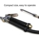 thumbnail image 4 of Heavy Duty 10-120 PSI Bayonet Style Inflator Gauge with Hose and Straight On Chuck Wheel Tire Air Compressors, 4 of 5