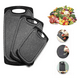 thumbnail image 1 of Set 3 Piezas Tabla De Cocina Para Picar Cortar Alimentos Negro, 1 of 8