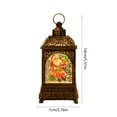 thumbnail image 3 of NWOKYZGH Lighted Christmas Snow Globe Water Lantern with Swirling Glitter Decoration for Christmas Home, Living Room, Battery Operated, 3 of 6