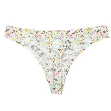 

New Sexy Ladies Panties Women Breathable Print Ladies Thong Panty Underwear