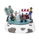 thumbnail image 2 of Pista de patinaje de mesa con navideña y centro de mesa de patinaje para niños, caja de música con escena de nieve musical iluminada para, 2 of 8