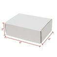 thumbnail image 6 of Best 50 Pack 6x4x2" Shipping Boxes Corrugated Boxes, Small Recycled Shipping Corrugated Boxes Mailers, Sturdy Kraft Corrugated Cardboard Boxes for Shipping and Mailing, 6 of 7