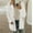 White, variant on GaThRRgYP Everyday Ladies Outer Jacket Winter Autumn,Women Hooded Sweater Coat Winter Warm Wool Zipper Coat Long Sleeve Outwear White S