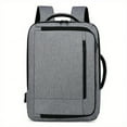 thumbnail image 3 of Large Capacity Computer Bag Business Double Back Portable Dual-purpose School Bag Commuter Backpack Multi-layer Backpack, 3 of 5