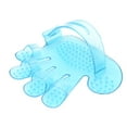 thumbnail image 2 of Methold Guante de masaje para baño de mascotas, ducha de baño de goma, cepillo para lavar el cabello, guante de masaje para baño, Suministros para perros Azul, 2 of 5