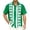 Green, variant on Mens St. Patrick's Day Short Sleeve Shirt Festive Irish Holiday Tee Shirt Slim Weekend Party Top Clothes